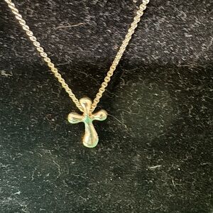 Tiffany & Co. Silver Cross Necklace